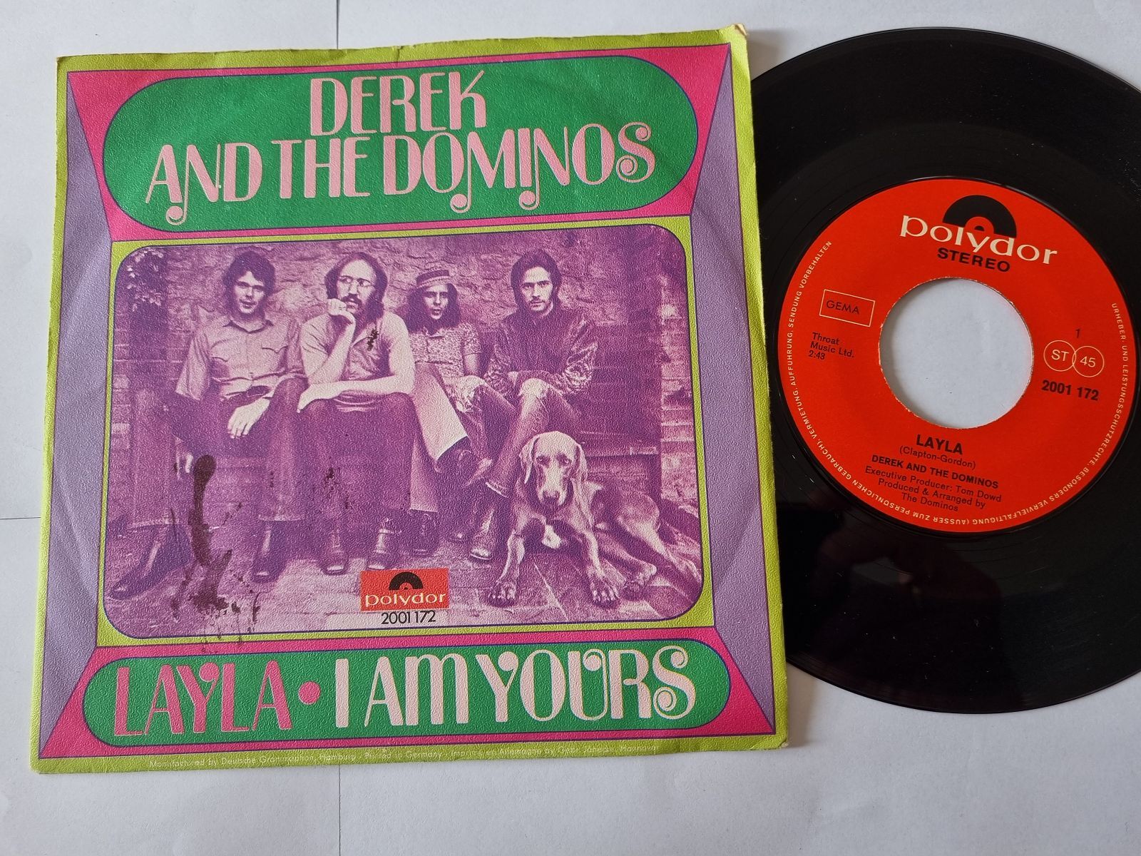 7"" Single Derek and the Dominos/ Eric Clapton - Layla Vinyl Germany