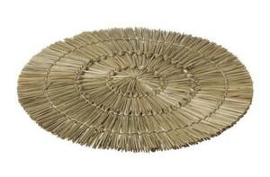 RESERVED Set of Four Woven Rattan and Straw Chandelier RESERVED Set of Four Woven Rattan and Straw Chandelier