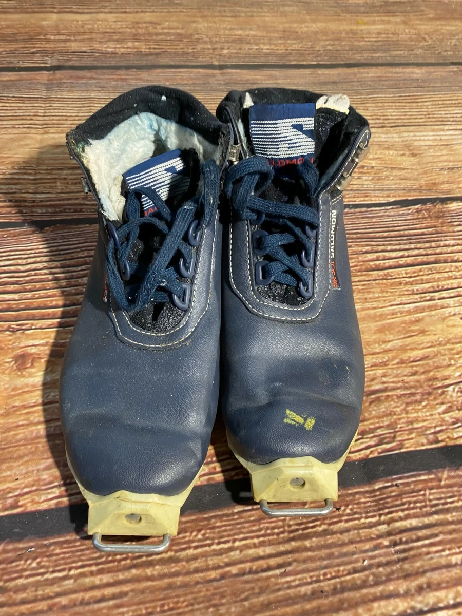 Old salomon cross top country ski bindings