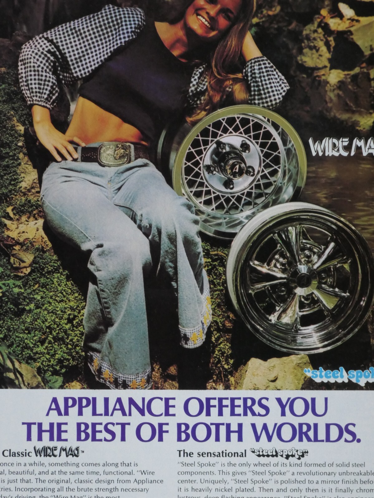 Appliance Mag Wheels Wired Mags Vintage 1974 Beauty Is More Original Print Ad eBay