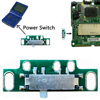 Card Board Power Switch Button for Gameboy Advance SP GBA Game Console ...