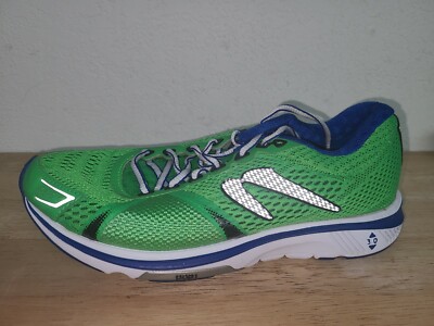 Newton Mens Gravity V5 M000116 Green Running Shoes Lace Up Low Top Size 8