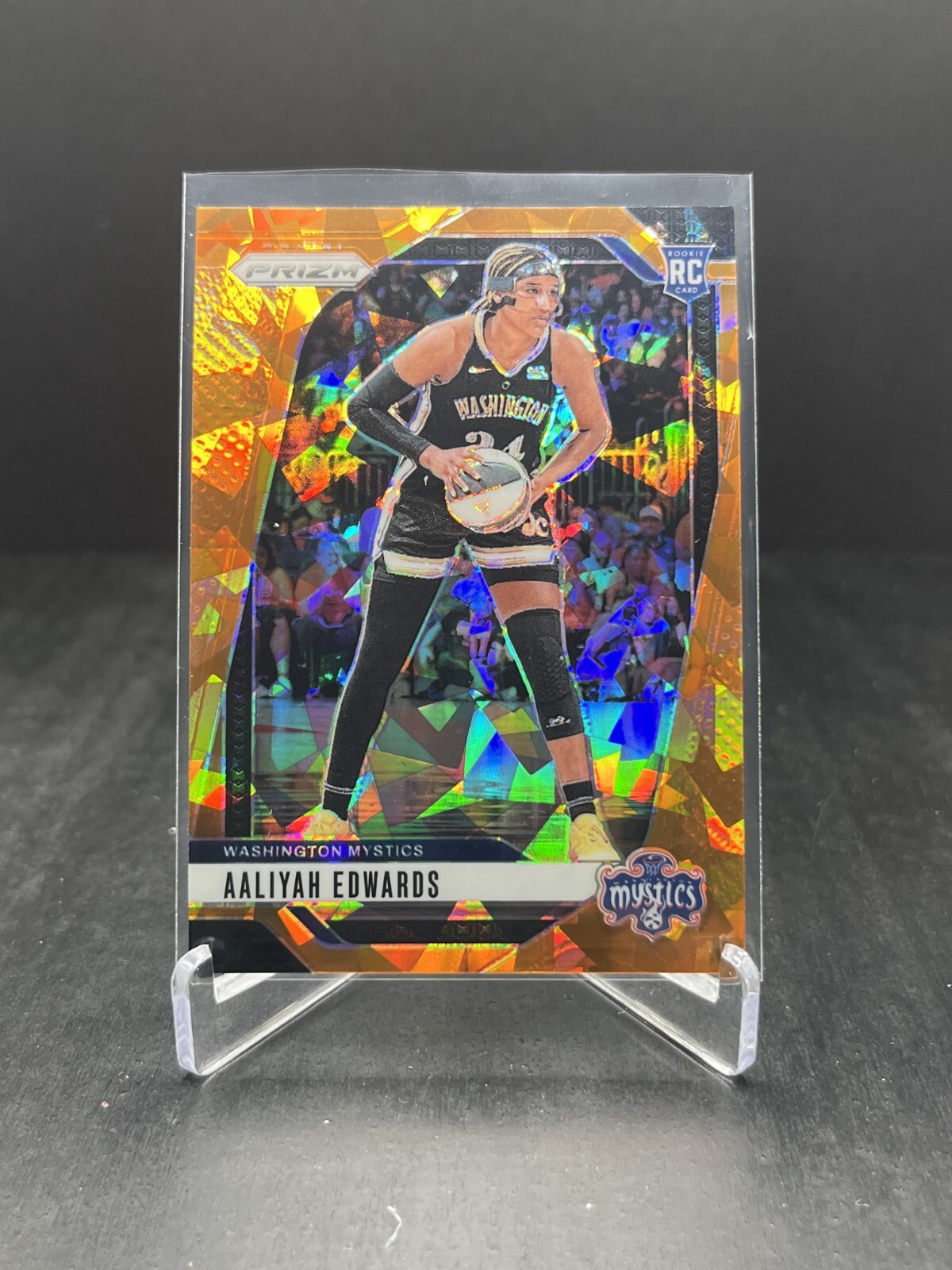 2024 Panini WNBA Prizm Basketball Aaliyah Edwards RC Rookie Orange Ice #70 (E)