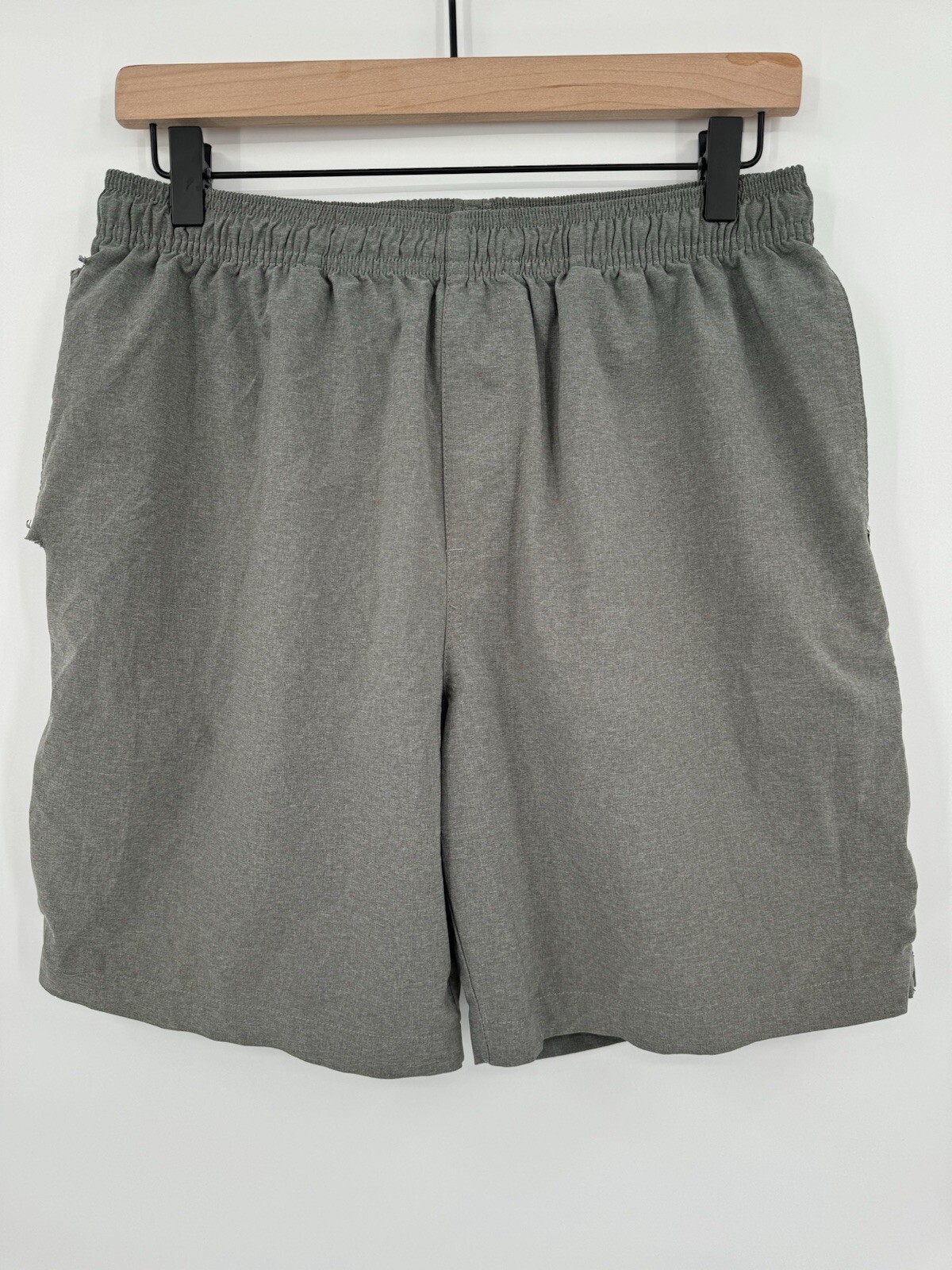 Chubbies Shorts Mens Medium Gray Stretch 7” Performance READ*