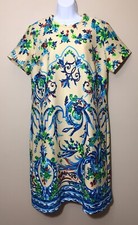 Vintage Lorac Originals Floral Sheath Dress Retro Size M / L