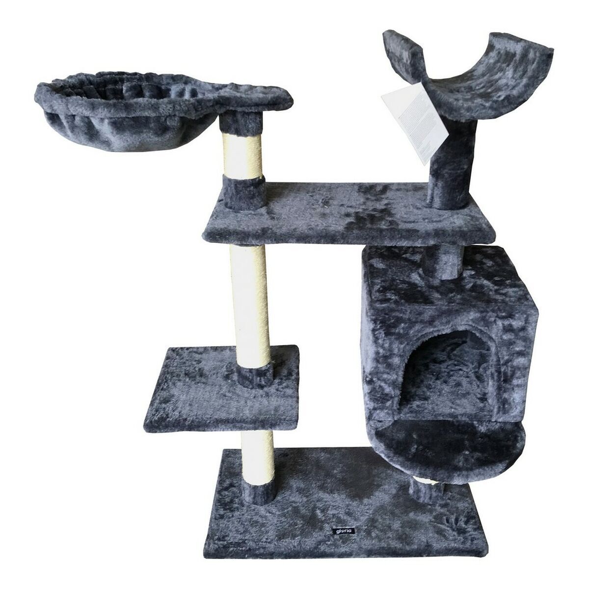 Rascador para Gatos Gloria Jarama Árbol Gris Papel Sisal [35 x 100...