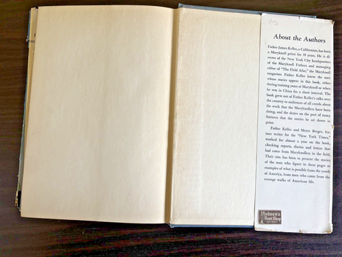 Men of Maryknoll James Keller and Meyer Berger 1944 hardcover Signed by Keller - Picture 8 of 13