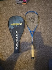 Dunlop Max Drive Construction TI Alloy Squash Racket With Case Headsize Oversize