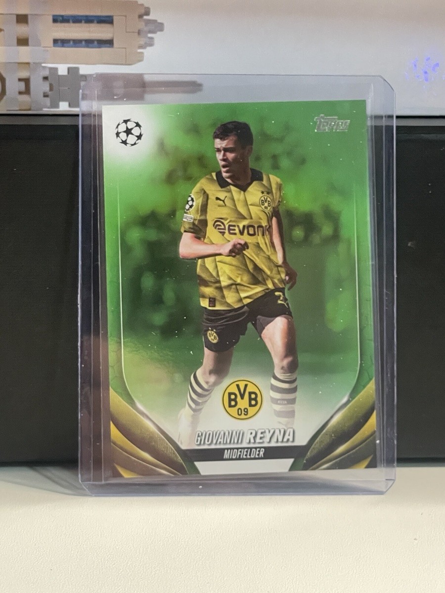 2023-24 Topps UEFA Giovanni Reyna Neon Green Foilboard /199