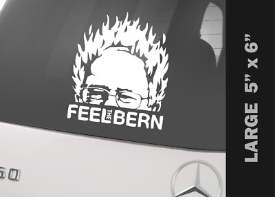 Bernie Sanders Feel The Bern Decal Bumper Sticker | eBay