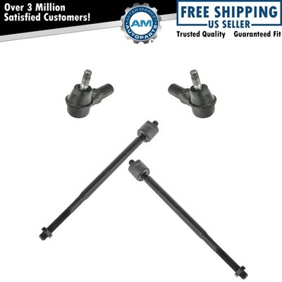 Tie Rod End Front Inside Inner Outside Outer Set Kit of 4 for Avalon Camry ES300