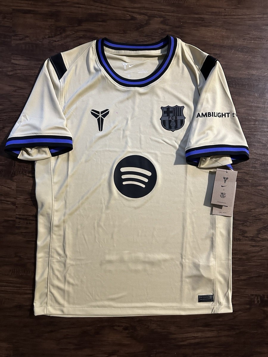 NWT FC Barcelona Kobe Mamba 2025/26 Stadium Away Soccer Jersey L