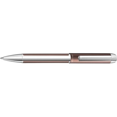 Pelikan Ballpoint Pen Pura K40 Mocca Aluminum Barrel and Chrome Trims 822817