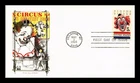 DR JIM STAMPS US COVER AMERICAN CIRCUS FIRST DAY ISSUE JACKSON CHICKERING