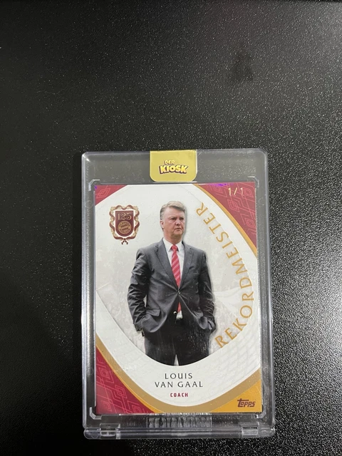 Louis Van Gaal 1/1 Topps FC Bayern - 125 Years Anniversary