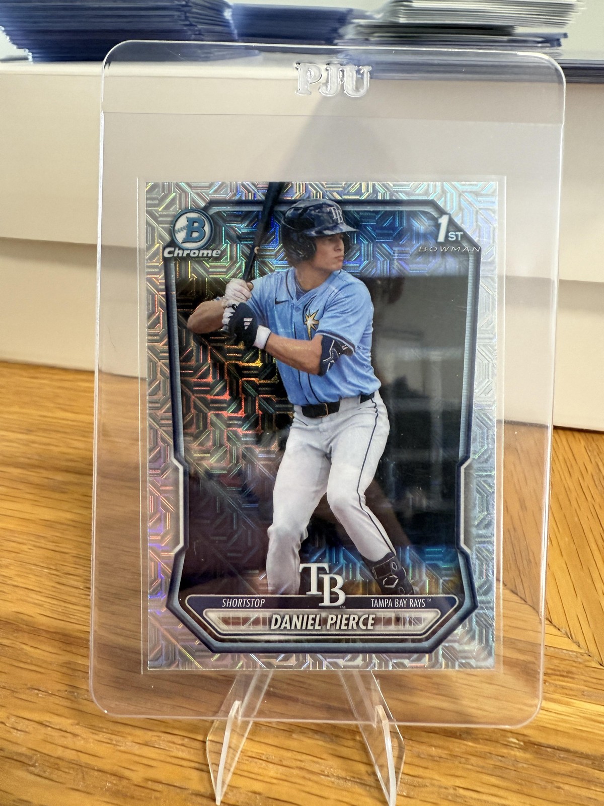 2026 Bowman #BCP-77 Daniel Pierce Chrome Prospects Mojo Refractor
