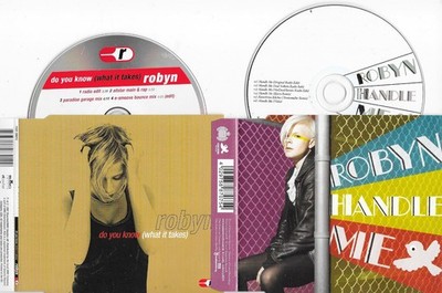 2 x ROBYN - handle me + do you know - CD s