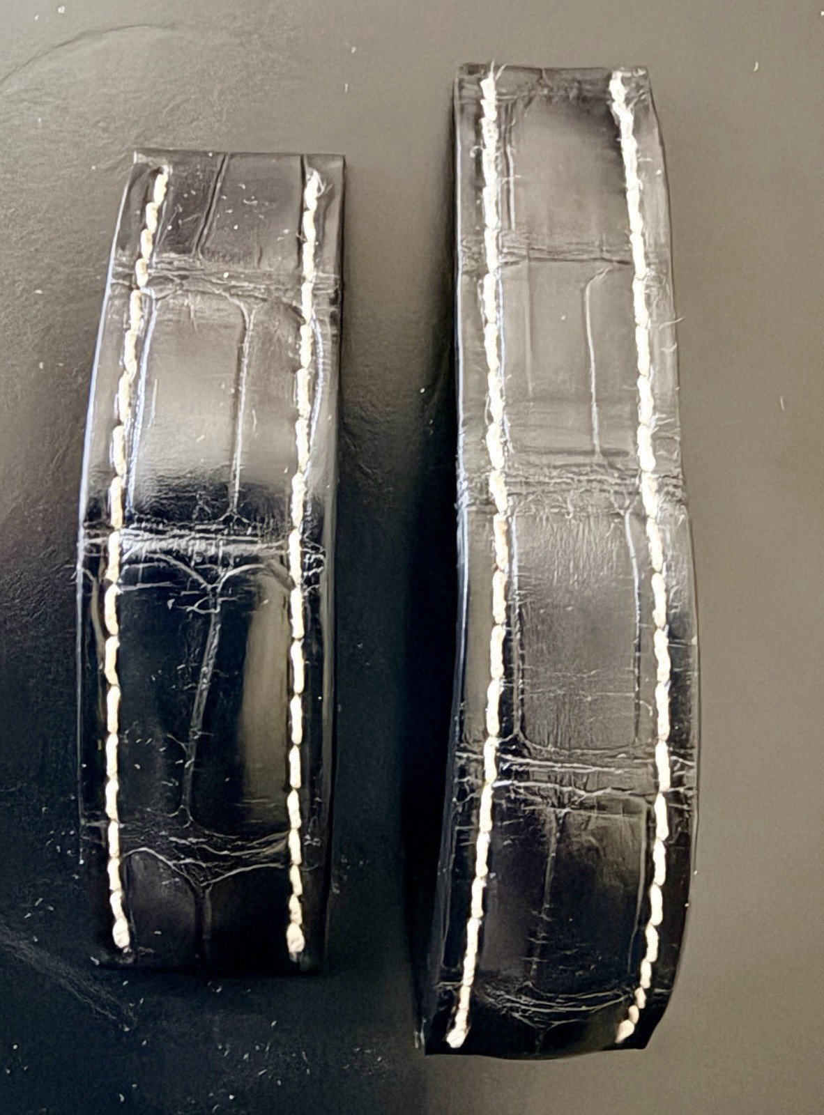 strap black Breitling crocodile 22/20 - vintagewatches.pk