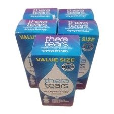 Lot of 5 TheraTears 1 fl oz Eye Drops Eye Lubricant EXP: 04/26
