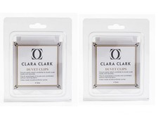 Poignées de couette Clara Clark beignets garder les coins de couette en place utilisation facile lot de 8