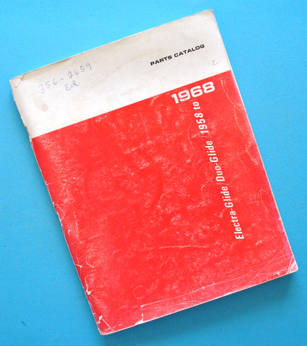 1958-68 Harley Spare Parts Catalog Manual Book Electra Glide Duo Glide FL FLH