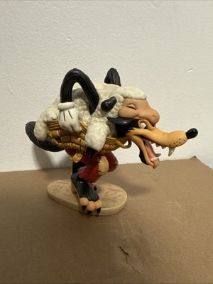 WDCC Big Bad Wolf Three Little Pigs ''I'm a Poor Little Sheep...'' Box & COA