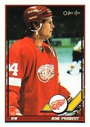 1991-92 O-Pee-Chee #198 Bob Probert - HKY