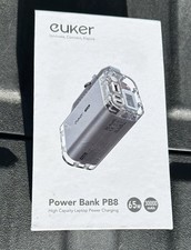 Power Bank 40000mAh 100W Laptop Portable Charger 4 Ports w/ LED Light IPS Screen