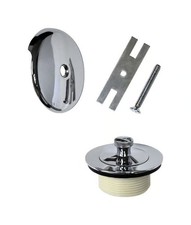 Danco 1-1/2 in. Chrome Stainless Steel Tub Drain Stopper