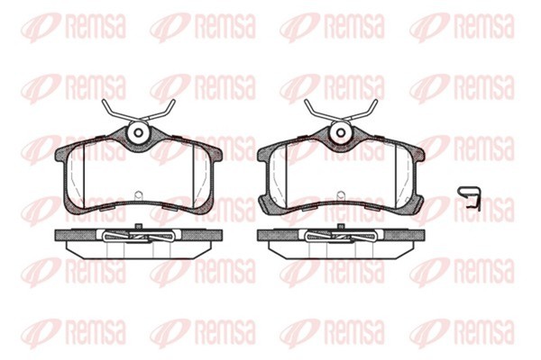 Remsa Bremsbelagsatz Scheibenbremse 1050.02 FüR Avensis Toyota Corolla Liftback-image