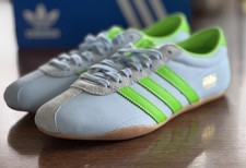 Adidas Tokyo W JQ0582 Women  s 7 Clear Sky Solar Green Gum Retro Sneakers NIB