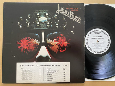 JUDAS PRIEST- HELL BENT FOR LEATHER 1979 CLASSIC HARD ROCK HEAVY METAL PROMO NM