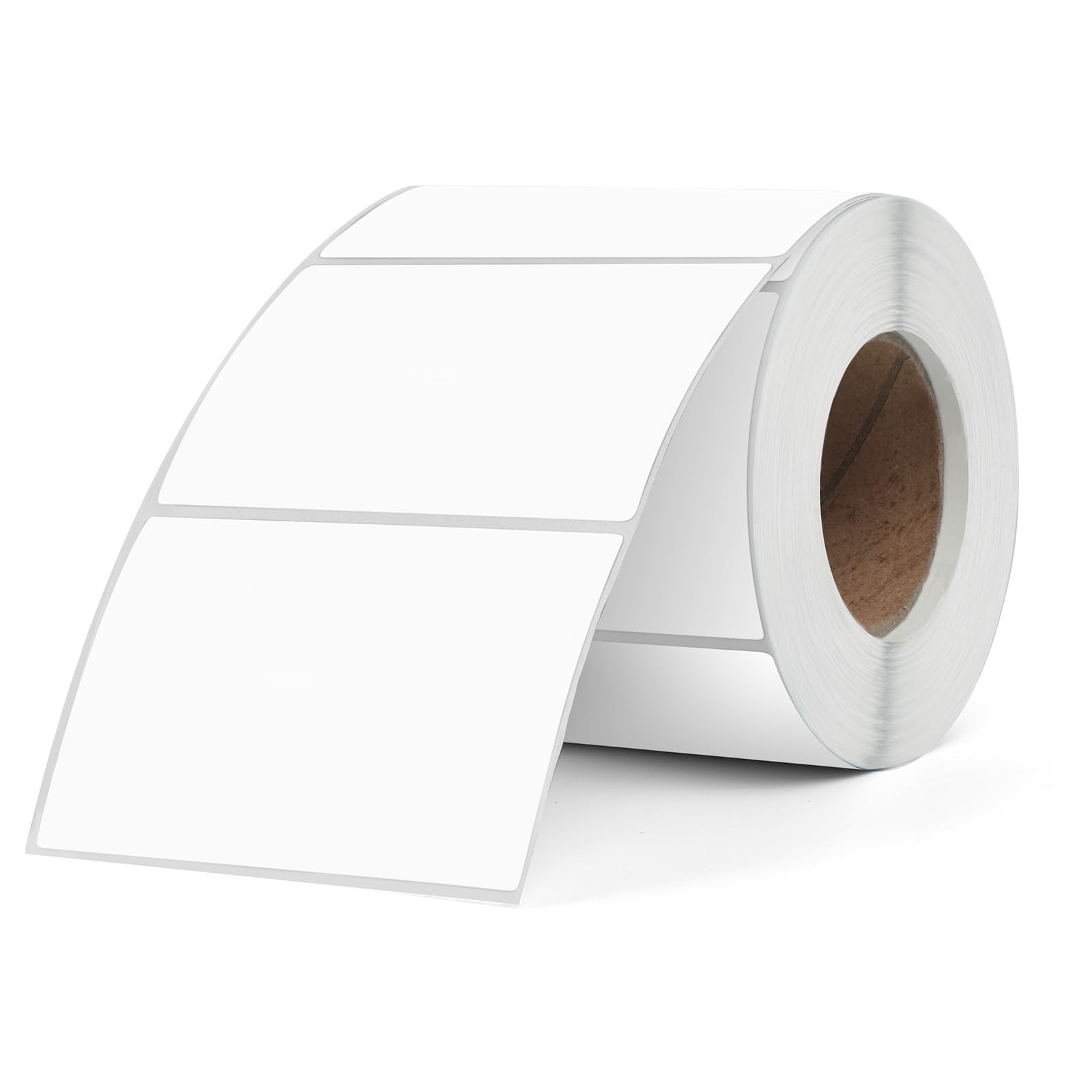 Rouleau vinyle autocollant étiquette thermique blanche 76 x 50 mm pour imprimante de bureau