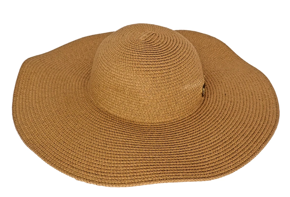 Juicy Couture Woven Straw Fedora Hat HAT JUICY COUTURE WOVEN RAFFIA FLOPPY SUN | Mercari main image 4