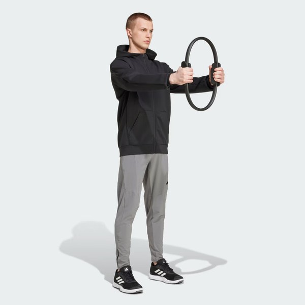 adidas hombre Chaqueta Deportiva con Cremallera Completa Diseñada para Entrenamiento 3