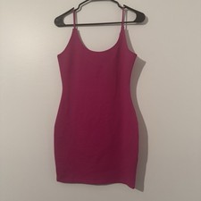 Fashion Nova Pink Bodycon Dress Size Large