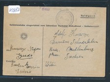 K3887) Interniertenpost, Brf Schweiz - ( Polen ? ) n.Quedlinburg