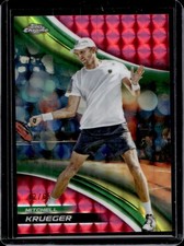 2025 Topps Chrome Mitchell Krueger Pink Geometric Refractor #/65