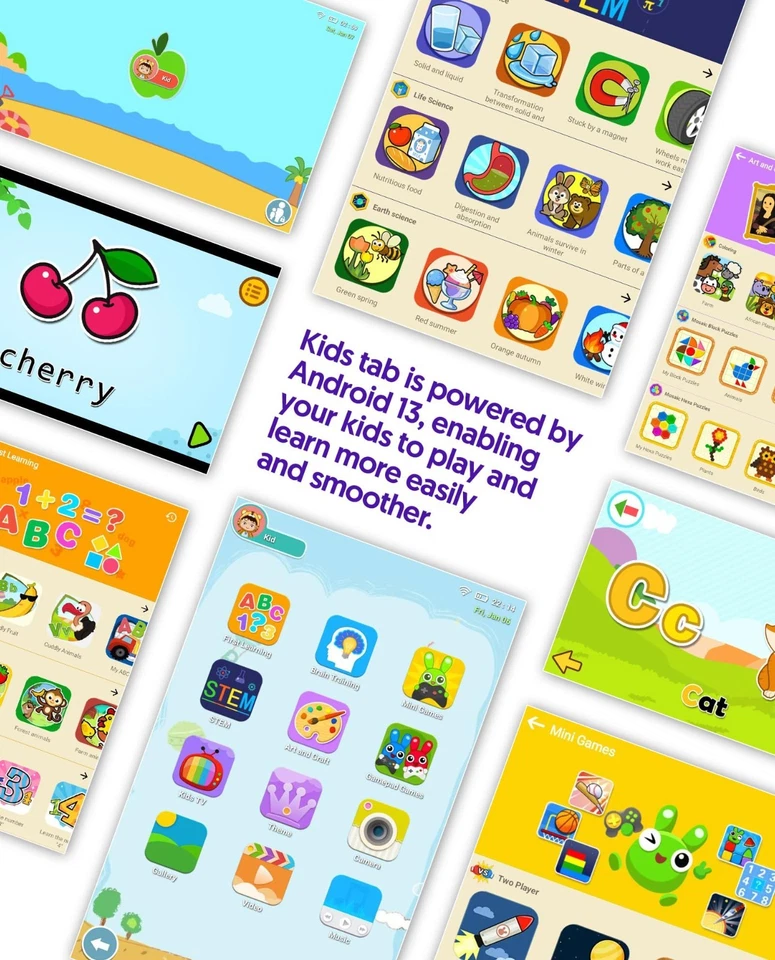 BAKEN Kids Tablet 10.1" Android 13 RAM 2GB+64GB, WiFi, GMS, IPS, Google - PINK - Image 4 of 4