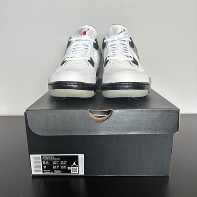 NEW Air Jordan 4 Retro Golf White Cement [US Size 9.5] | eBay