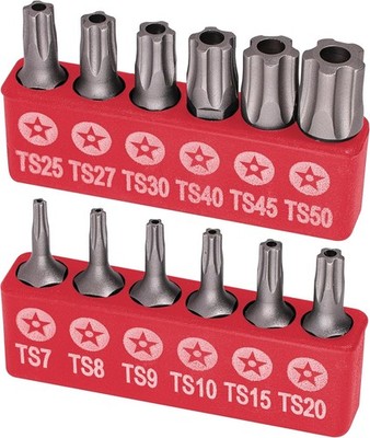 Torx Plus 5-Point Tamper-Proof Security Bits - 12Pc (5-Point) 