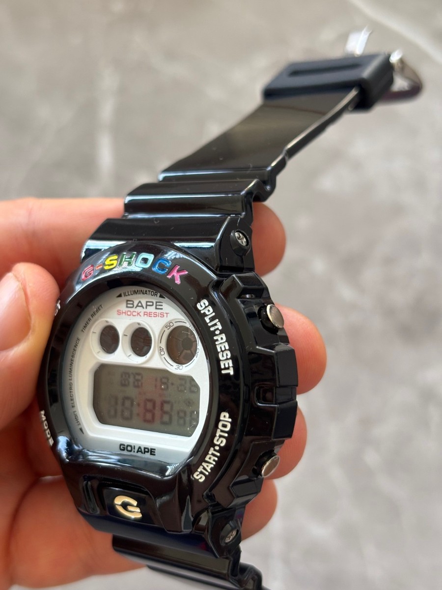 BAPE x G-SHOCK digital watch - BLACK | eBay
