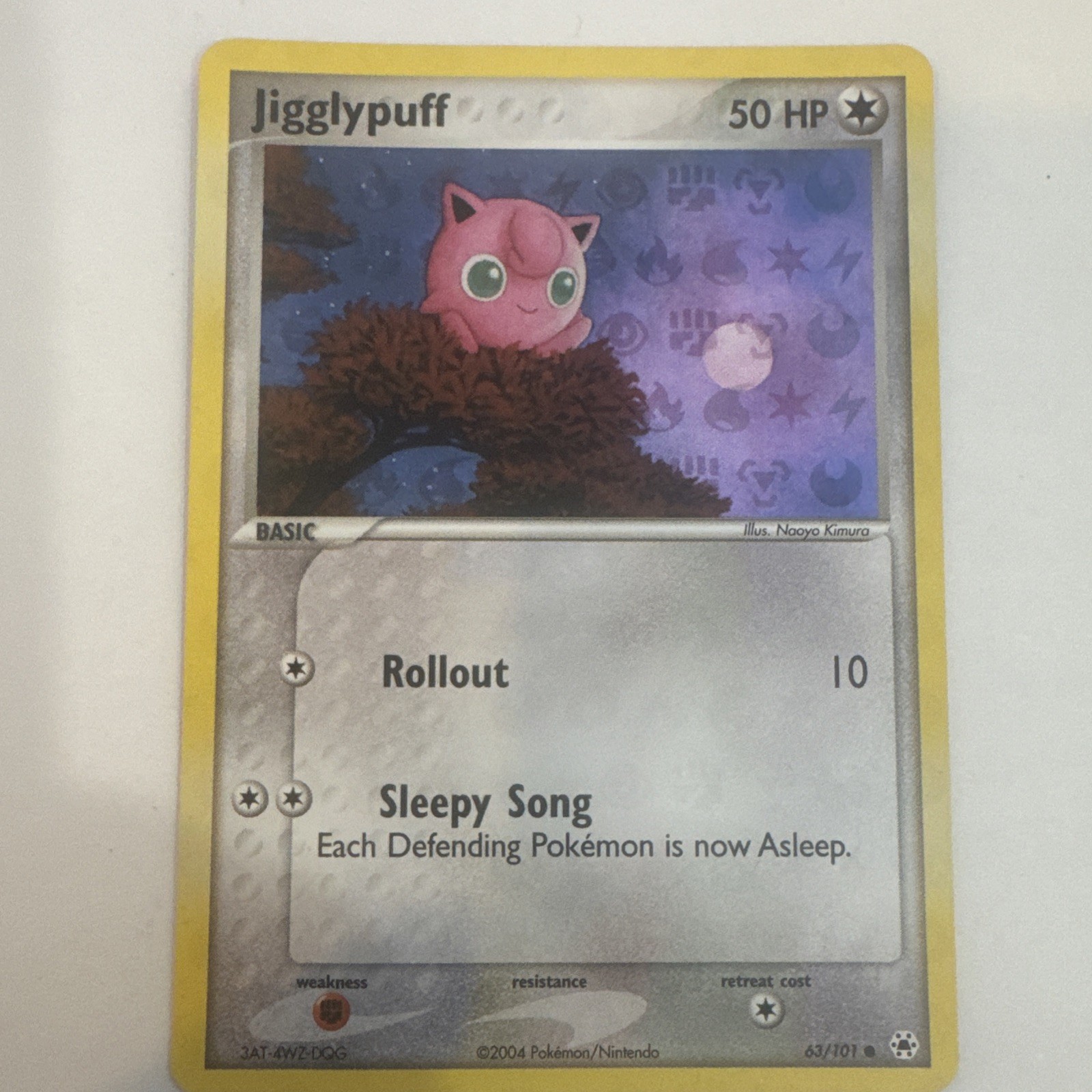 Pokemon Jigglypuff 63/101 Hidden Legends Reverse Holo 2004 - NM