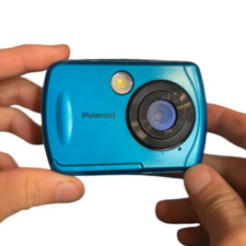 Polaroid IS048 Instant Sharing 16 MP Digital Handheld Blue Camera w/SD, TESTED 