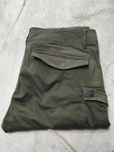G Star RAW Cargo Panta Pants Mens Military Green Size W36 50 Italian With