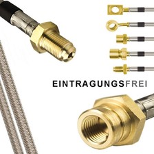 Für Audi 100 (4A2,C4) 2.5 TDI 115PS Stahlflex Bremsschläuche
