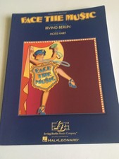 Hal Leonard Face The Music Irving Berlin Moss Hart Piano Guitar Vocal Songbook