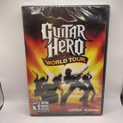 RARE Sealed Guitar Hero World Tour PC Game Discs US Version