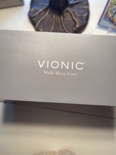 VIONIC SUEDE MINNIE CHARCOAL Suede KITTEN HEEL Podiatric Size 10 New In Box - Picture 9 of 15