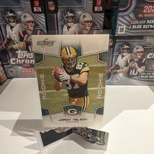 Score 2008 Jordy Nelson Green Bay Packers Rookie Football Card #359. rookie card picture